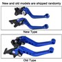 Hlyjoon Moto 2pcs 22mm 7/8" CNC En Aluminium Moto Embrayage Tambour De Frein Levier Poignée Pièces De Rechange Fit pour Moto Uni