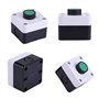 KSTE Bouton vert résistant aux intempéries Bouton poussoir Un bouton for la boîte de commande ouvre-barrière