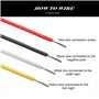 GSRECY Jaune et Rouge 100 LED Arrêt Dynamique Circulant Clignotants Frein Arrière Feu arrière Remorque Camion Van Camion (Pack d