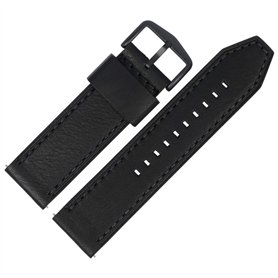 FOSSIL Bracelet De Montre 24mm Cuir Noir - JR-1354 | LB-JR1354