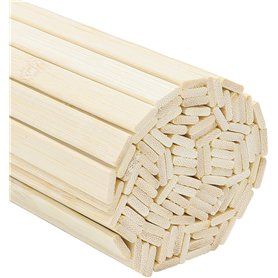 Belle Vous Batonnet Bois de Bambou Naturel Extra Long (Lot de 100) - 40 cm - Tige en Bois Baton de Bambou pour les Loisirs Créat
