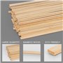 Belle Vous Batonnet Bois de Bambou Naturel Extra Long (Lot de 100) - 40 cm - Tige en Bois Baton de Bambou pour les Loisirs Créat