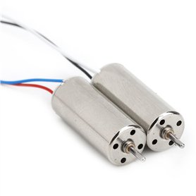 Moteur de Drone à Coupe Creuse 2Pcs 8.5x20mm 3-5V 0.15A 35000RPM-50000RPM 8520 Moteurs Sans Noyau 8520 pour Bricolage RC Drone Q