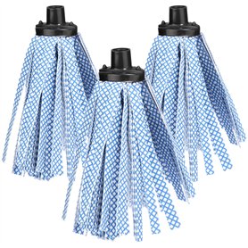 com-four® 3X Tête de Balai de Remplacement pour Filet de 2 cm