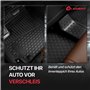 Element EXP.CARFRD00005kh Tapis de Sol, Noir Ajustement mesuré au Laser personnalisé