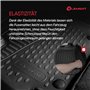 Element EXP.CARFRD00005kh Tapis de Sol, Noir Ajustement mesuré au Laser personnalisé