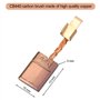 CODIRATO 4Pcs Balais de Charbon en Cuivre Brosse À Charbon Outil Charbons pour perceuses pour MAKITA CB-440/ CB-448 CB-436/19502