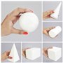BELLE VOUS Solide Géométrique en Mousse 3D (Lot de 6) - Solide Géométrique - Forme en Polystyrene pour Jeux Educatif Enfants - F