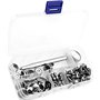 15mm Bateau Housse de Fermeture à Pression sur Toile en INOX 2 outils de réglage pour Presse à vis kit boutons