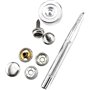 15mm Bateau Housse de Fermeture à Pression sur Toile en INOX 2 outils de réglage pour Presse à vis kit boutons