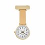 Annie Apple AA37 Montre gousset avec bracelet en cuir brun clair