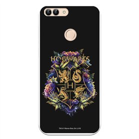 Coque pour Huawei P Smart Officielle Harry Potter Poudlard Floral pour protéger votre téléphone portable Coque en silicone soupl