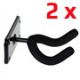 4boarder® GUITARy 2x Support de guitare Support de skateboard Support de guitare Support mural Support mural Guitare électrique 