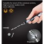 124 en 1 Kit de Tournevis de Précision Magnétique Tournevis Professionnel Kit d'outils de Réparation pour Téléphone Portable,Tab