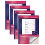 Better Office Products Lot de 4 carnets de reçus de comptabilité et de loyer