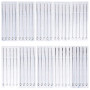 Lot de 50 aiguilles de tatouage stériles jetables en acier inoxydable Tailles 1RL 3RL 5RL 7RL 9RL pour machine de tatouage