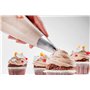 Thermohauser 8300018081 Smoothy Lot de 100 poches à douille jetables en plastique PE Transparent 55 x 27 x 0,009 cm