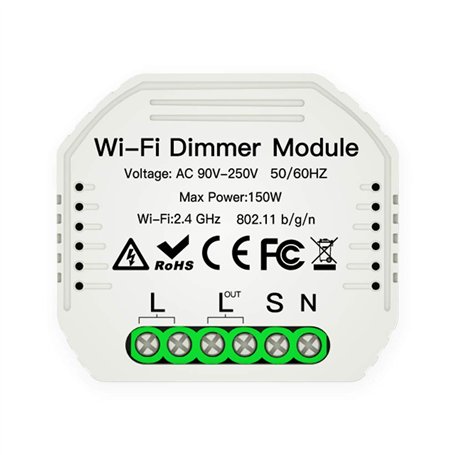 DIY Smart WiFi Lumière LED Gradateur Smart Life/Tuya APP Télécommande 1/2 voie