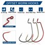 Crochet Offset pour Poissons en Caoutchouc