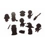 HARRY POTTER - Aimant Mignon caractères Magnets Set Official Merchandising, Multicolore, Taille Unique (Dirac 1)