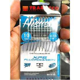 Trabucco Hameçons Montés Hisashi F-31 Surf Hameçons 10 0.18 mm 200 cm Hameçons Montés Fluorocarbone Pêche Mer Coup Truite Carnas