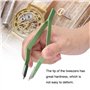 Ichiias Watch Repairing Accessory Tool V-Shaped Watch Spring Bar Tweezers Metal