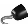 Balinco Set de pirate 4 pièces pour enfants comprenant un chapeau de pirate noir + un sabre + un cache-il + un crochet de pirate