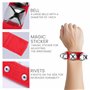 Belle Vous Bracelet Grelot 6 Couleurs Poignet et Cheville (Lot de 12) - Bracelet Clochette Musicale Multicolore Instruments de M