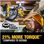 DEWALT - Visseuse à chocs compacte Brushless XR 18V, avec 2 batteries Li-ION 3.0Ah et coffret TSTAK, DCF809L2T-QW