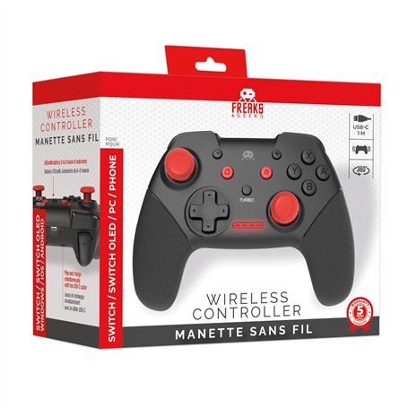 Freaks and Geeks Manette sans Fil Rouge SWITCHMANETTE Switch