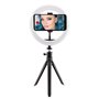 Ksix Kit Studio Live Bague LED avec trépied pour smartphone