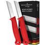 Schwertkrone Set de 2 Couteaux Éplucheur Professionnels en Acier Inoxydable
