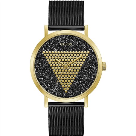 GUESS Mixte Analogique-Numérique Quartz Montre avec Bracelet en Acier Inoxydable