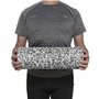 BODYMATE Rouleau de Massage fascias Standard L45cm Ø15cm dureté Moyenne + E-Book Gratuit - Noir/Blanc