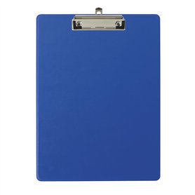 Exacompta - Réf. 19292E - Porte-bloc à pince avec pochette plastique sur le dos - Système d'accroche mural - Dimensions : 23 cm