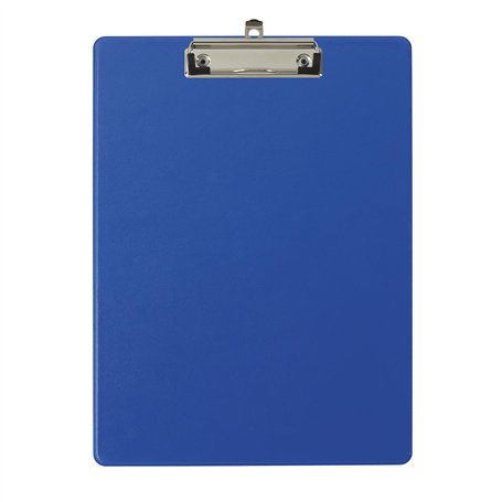 Exacompta - Réf. 19292E - Porte-bloc à pince avec pochette plastique sur le dos - Système d'accroche mural - Dimensions : 23 cm