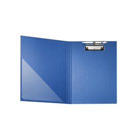 Exacompta - Réf. 18292E - Porte-bloc à pince avec rabat - Support pour stylo - Pochette plastique en angle - Dimensions : 23 x 3