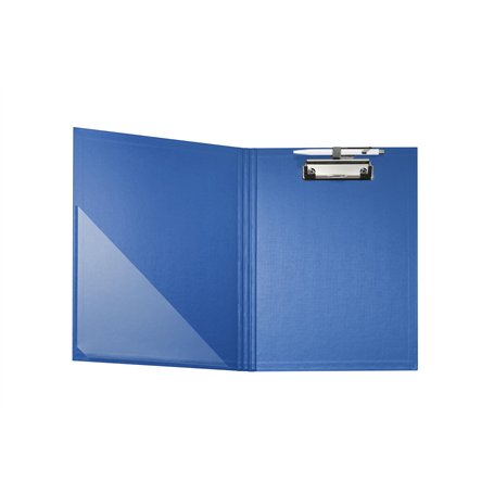 Exacompta - Réf. 18292E - Porte-bloc à pince avec rabat - Support pour stylo - Pochette plastique en angle - Dimensions : 23 x 3
