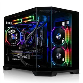 ADMI PC Gamer - AMD Ryzen 7 5700X + Ventilateur de processeur Liquide - RTX 4060 8 Go GDDR6-32 Go RAM DDR4 3200MHz - SSD NVMe 1