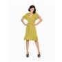 Patron Burda 6238 Robe femme portefeuille épaules froncées - du 36 au 46