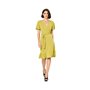 Patron Burda 6238 Robe femme portefeuille épaules froncées - du 36 au 46
