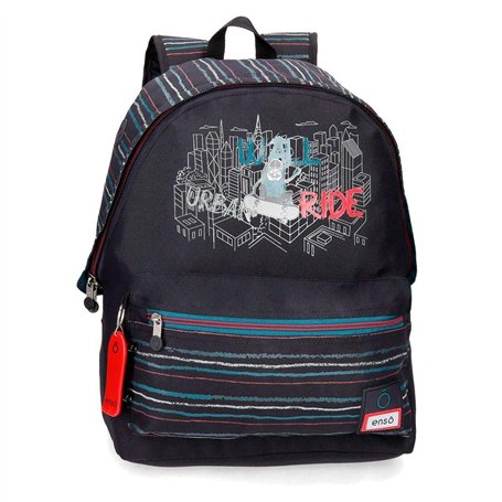 Enso Wall Ride Sac à dos adaptable au chariot pour ordinateur portable Noir 32x44x17 cms Polyester 15