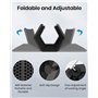 Moukey Bouclier d'Isolation de Microphone, Mousse D'insonorisation Bouclier Acoustique Micro avec 5 Panneaux acoustiques de Micr