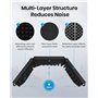 Moukey Bouclier d'Isolation de Microphone, Mousse D'insonorisation Bouclier Acoustique Micro avec 5 Panneaux acoustiques de Micr