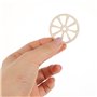 Healifty 50 Pcs Rustique en Bois Tranches Disques Engrenage Forme en Bois Découpes pour Embellissements Bricolage Artisanat Scra