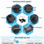 PLANGER® - Daimnd Pad Plat - Tampon en Caoutchouc pour cric de Voiture Plat (pour Mercedes-Benz) sur cric de Chariot - Protège L
