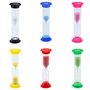 moinkerin 6 Pièces Sabliers Minuterie Sablier Enfant Dent Horloge de Sable 30S/ 1Min / 2Mins / 3Mins / 5Mins / 10Mins pour Les E