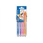 Pilot - 1 Etui Chevalet de 4 rollers FriXion Ball Fun Pointe Moyenne 0.7 mm. Assortis Turquoise