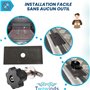Twowinds - Vis Fixation Cargaison au Rail Compatible avec VW T5 T6 Multivan Transporter California - 7h5883084c - Support Protec