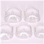 Ensemble de 5 tailles pour barbe de chèvre - Outil de façonnage de barbe - Modèle de rasage tendance pour homme